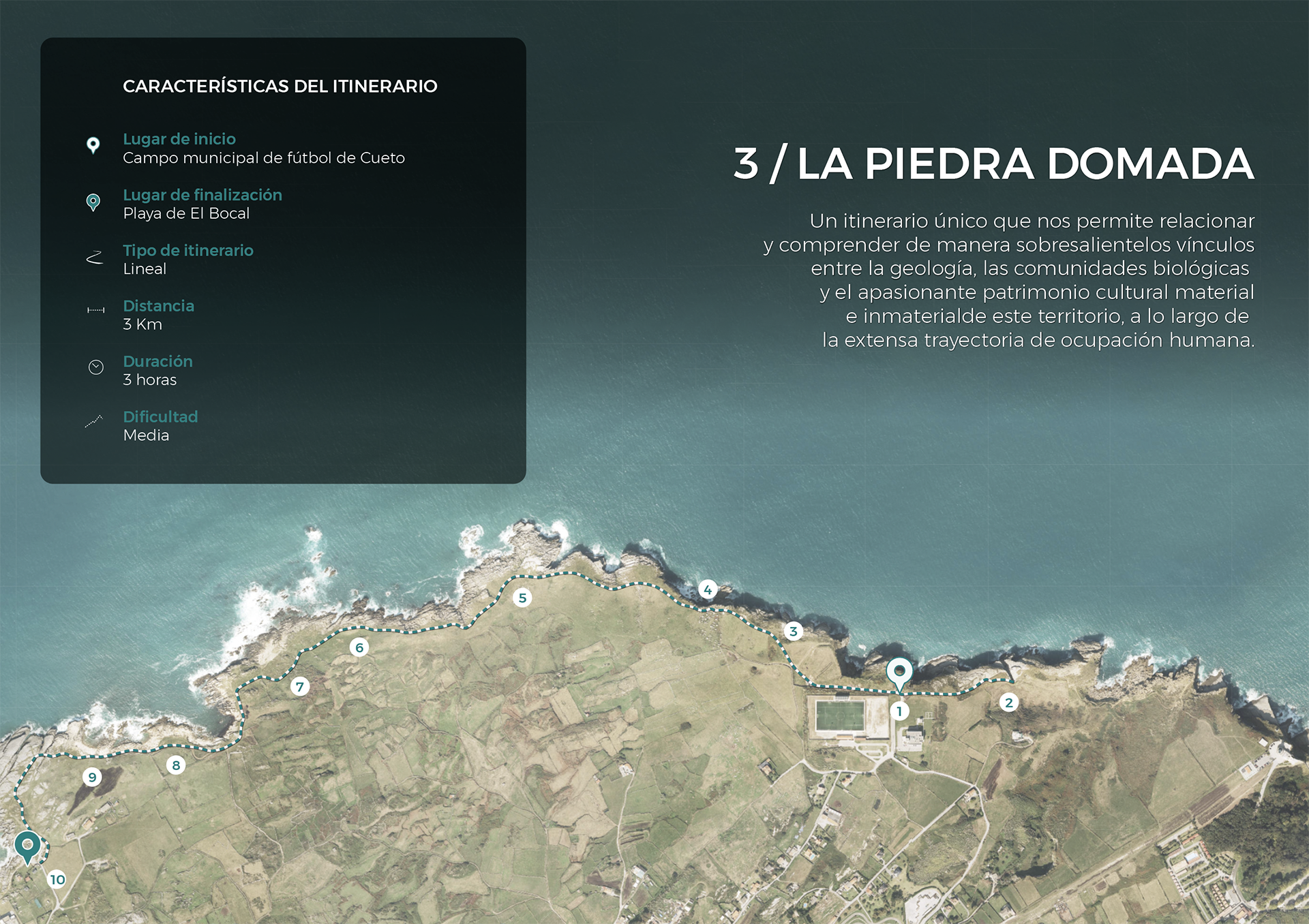 LA PIEDRA DOMADA. Plan de Sostenibilidad Turística Santander Litoral Norte.