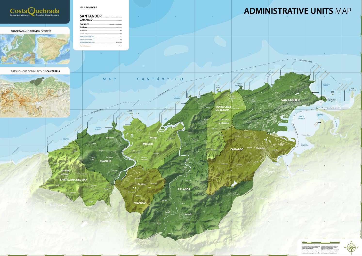 Mapa unidades administrativas