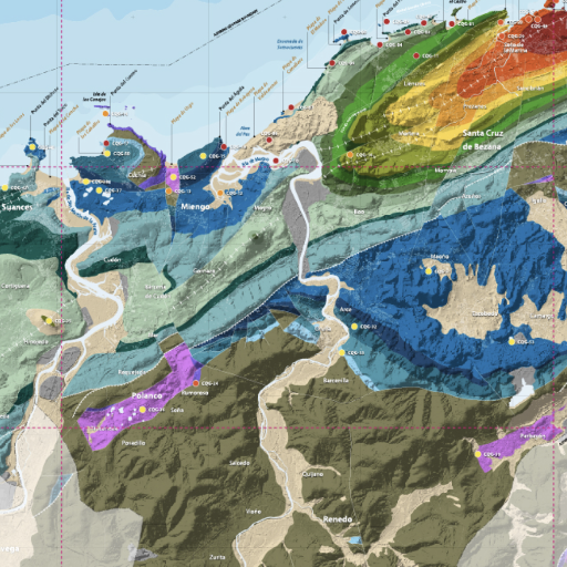 Mapa Geológico y Geositios