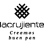 LOGO bueno la crujiente negro LOGO bueno la crujiente negro